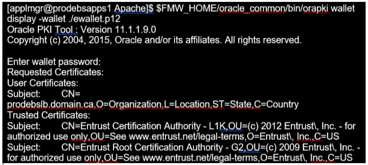 Renewal of expired CA signed Certificates in Oracle E-Business Suite ...